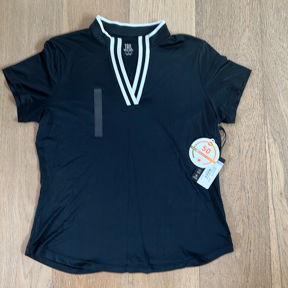 Women golf top Tail white label size L
